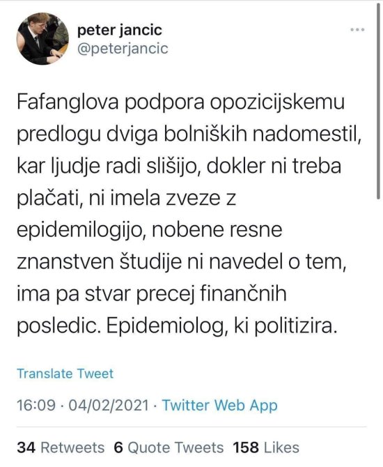 Janšič o Fafanglu