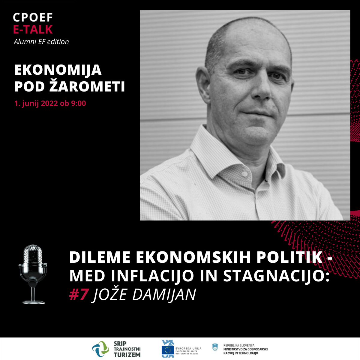 COPEF Etalk Alumni Edition - #7 Jože Damijan (social 1200x1200)