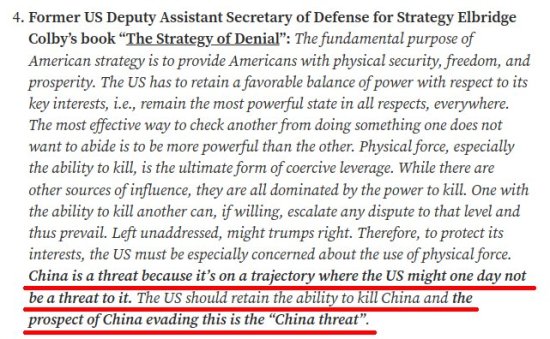 Colby-Strategy of Denial