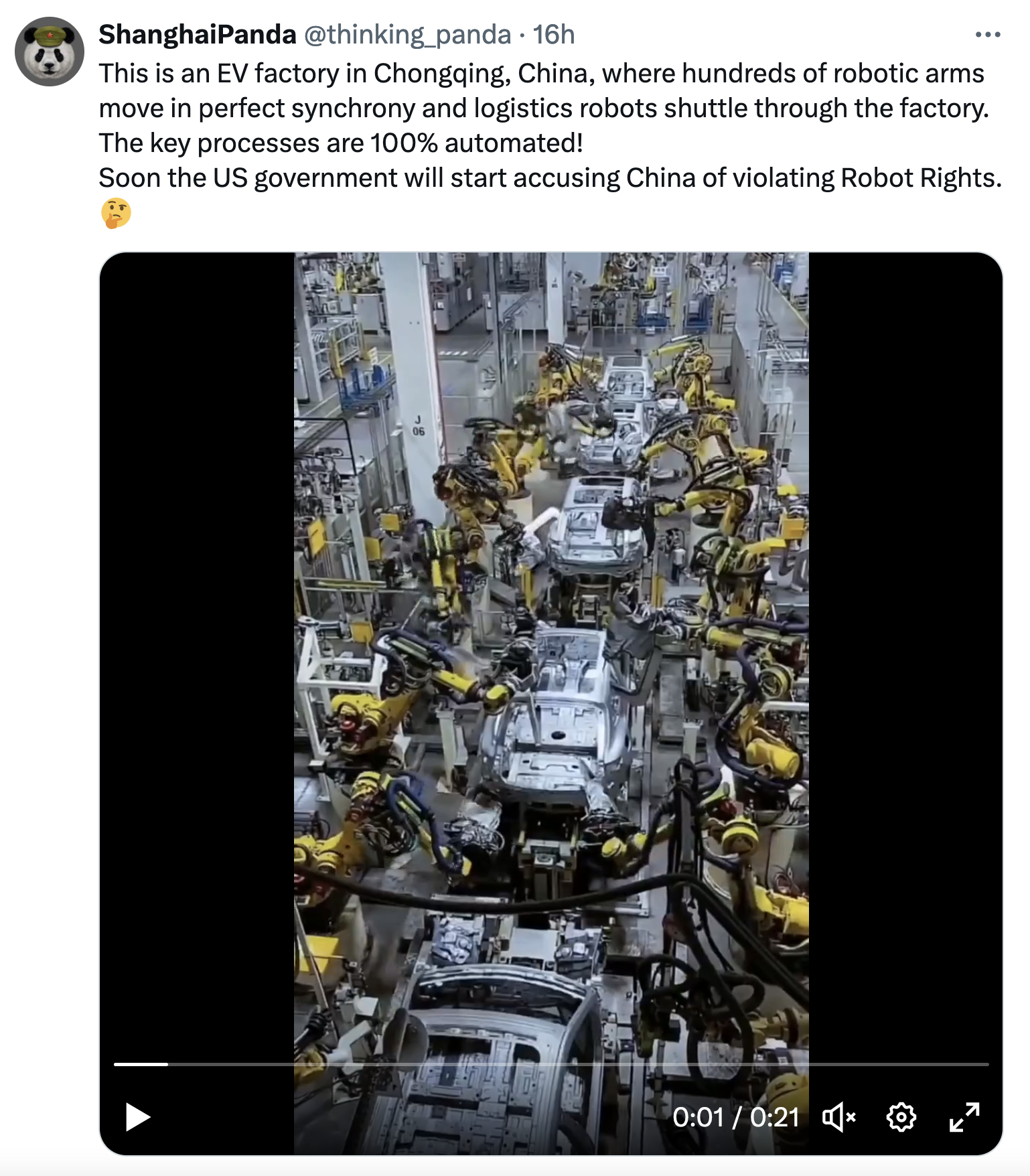 China EV robotization